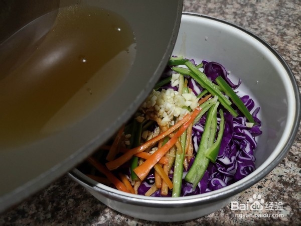 凉拌紫甘蓝的做法步骤