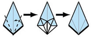 手工百合花折叠教程