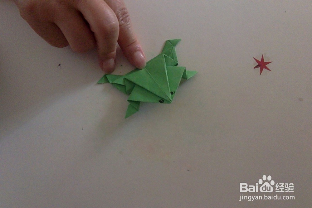 小青蛙折纸教程