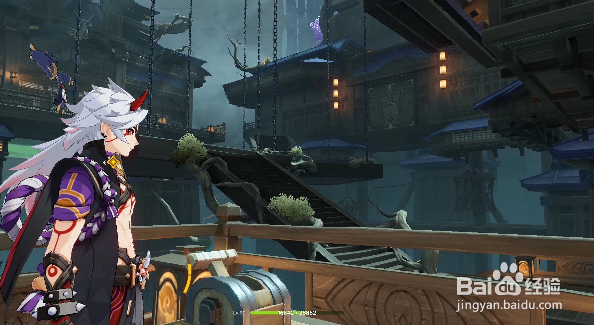 原神鬼之傲任务摇摇欲坠的罪恶关卡流程(5)。