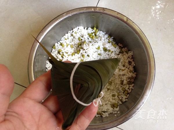 糖玫瑰绿豆糯米粽