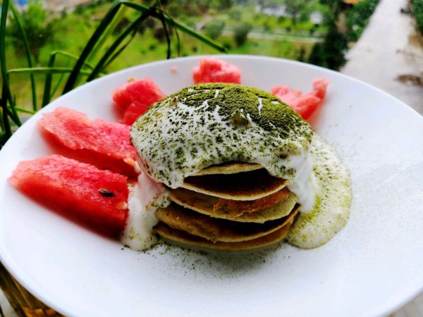 减脂无糖香蕉松饼