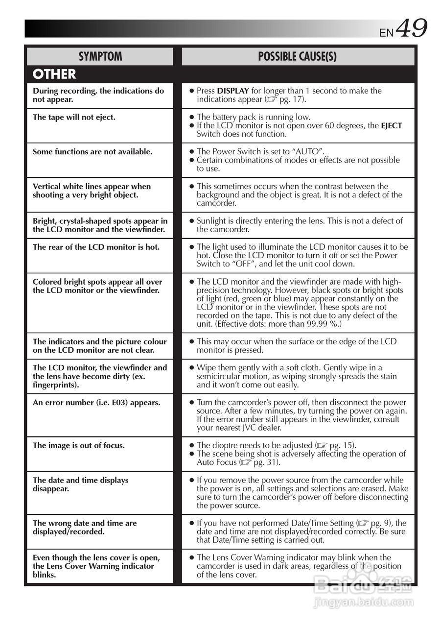 胜利GR-FXM16数码摄像机使用说明书:[5]