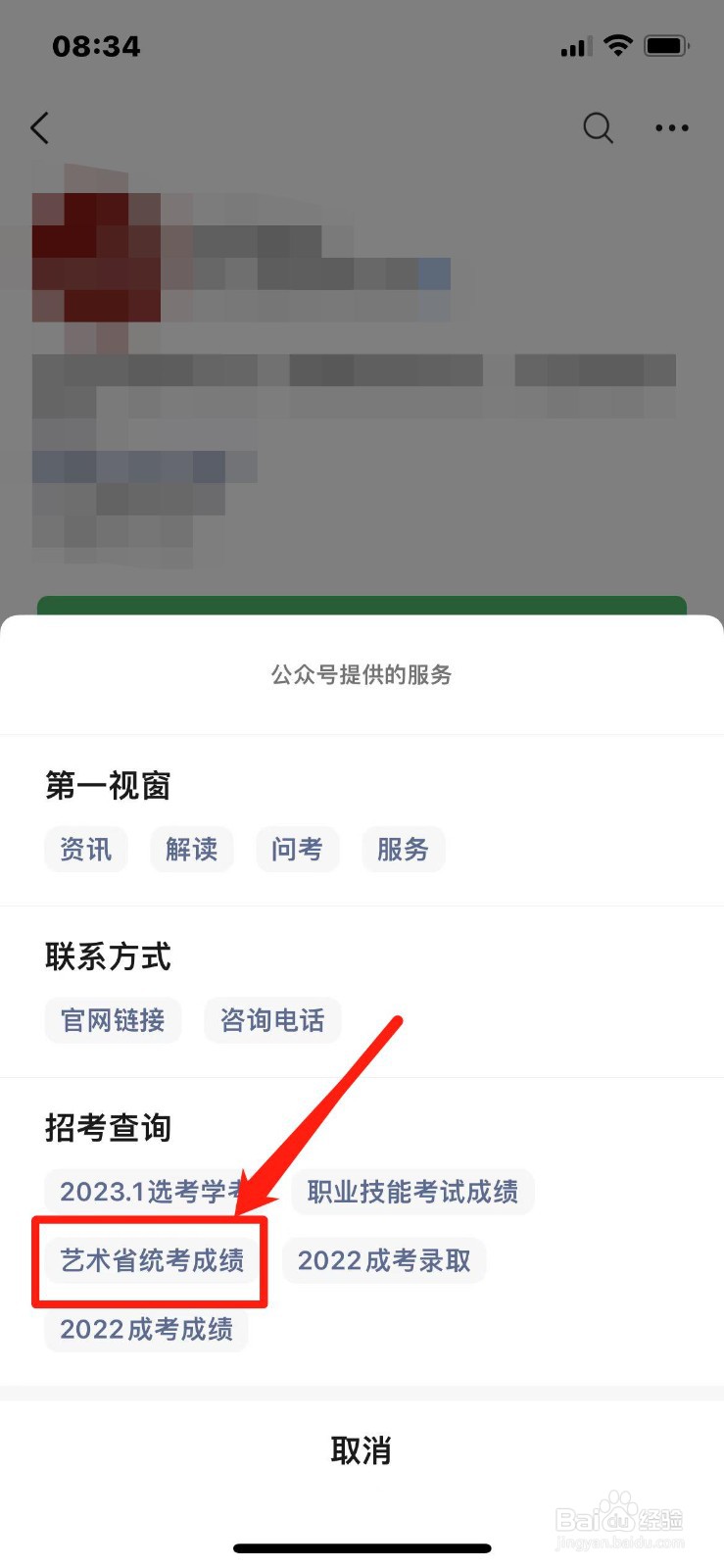 浙江美术联考成绩怎么查