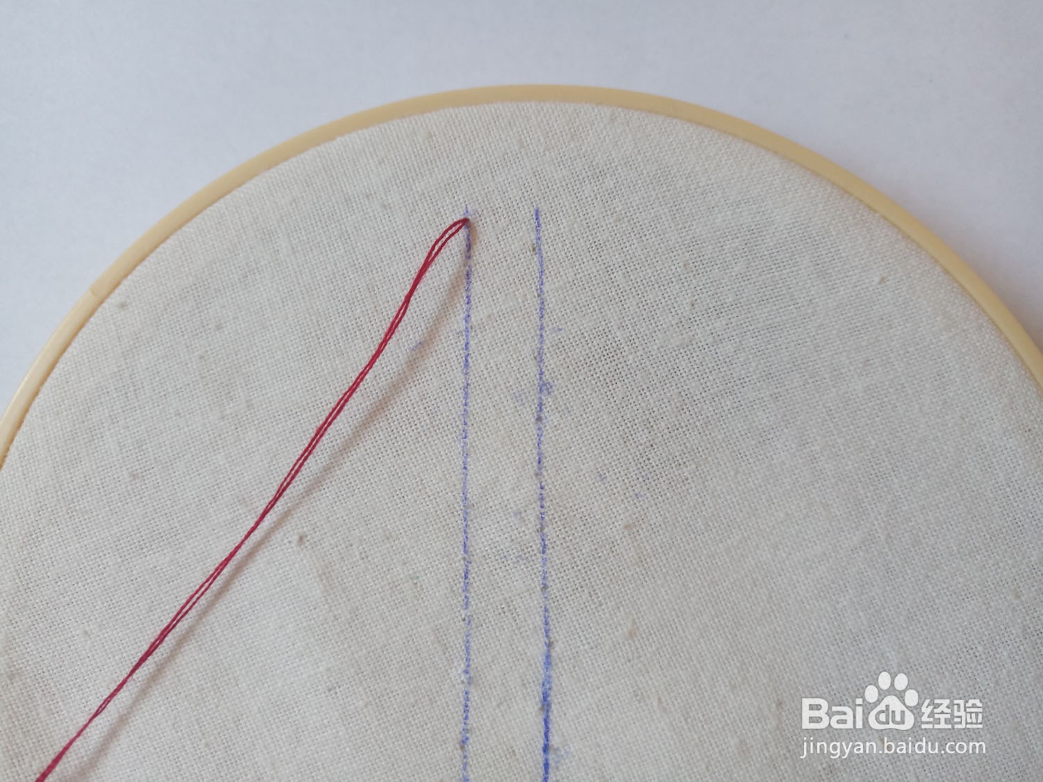 怎样绣闭口羽毛绣