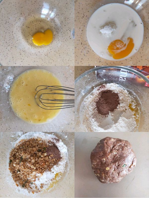 难度减脂可可燕麦意式脆饼