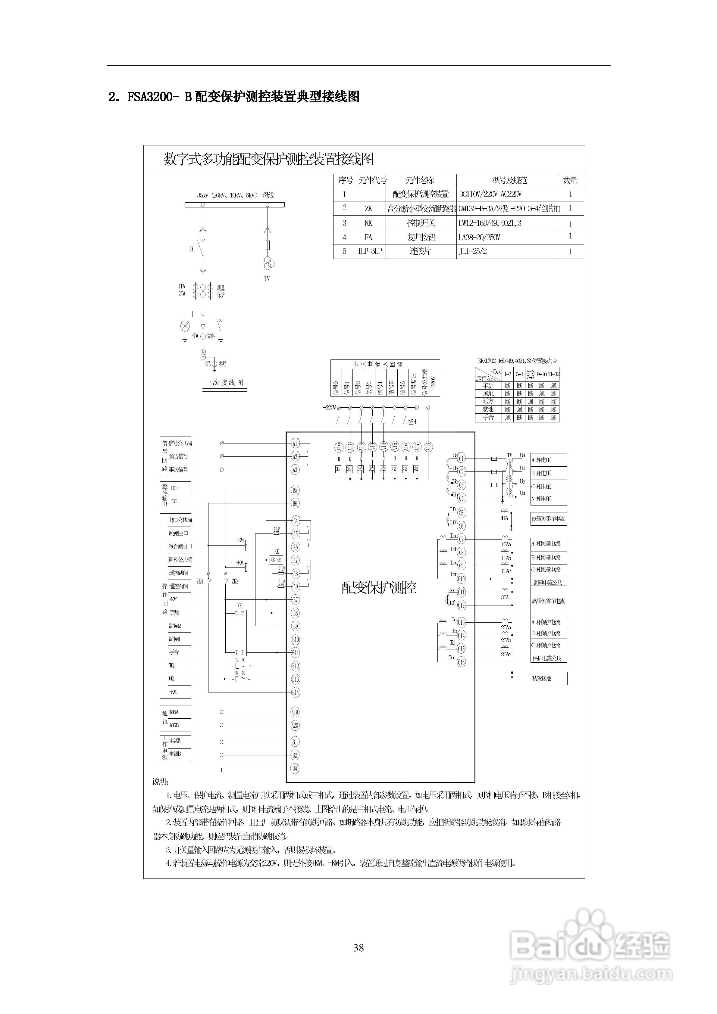 安瑞FSA3200保护测控装置说明书:[4]