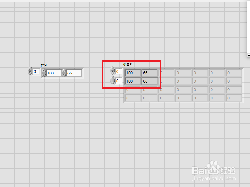 Labview中创建数组model的一种用法
