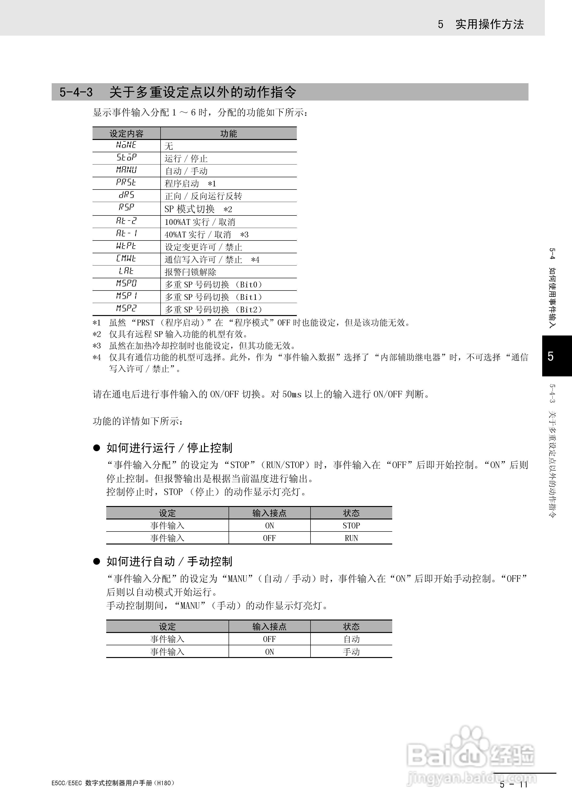 欧姆龙温控器E5CC-E5EC操作手册:[14]