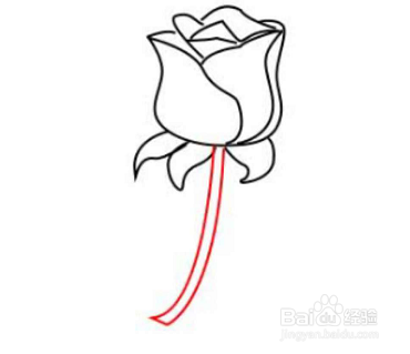 简笔画如何画玫瑰花