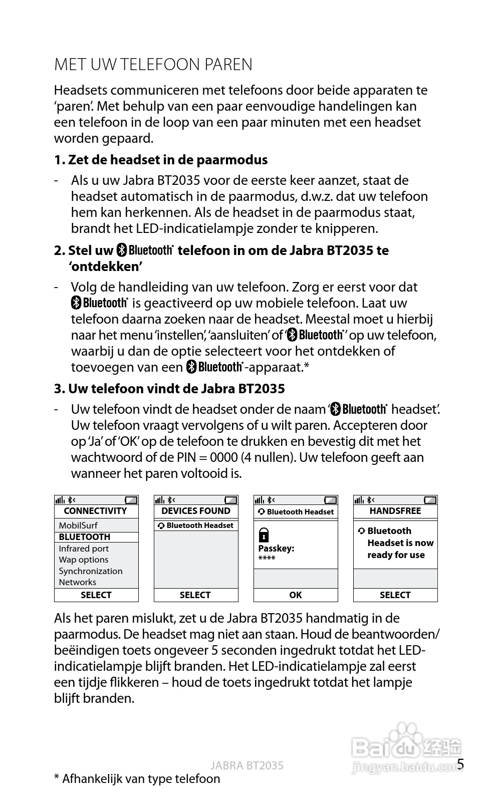 捷波朗BT2035蓝牙耳机使用说明书:[10]