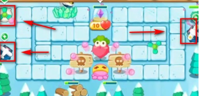 保卫萝卜2 极地 第91关 金水晶萝卜攻略