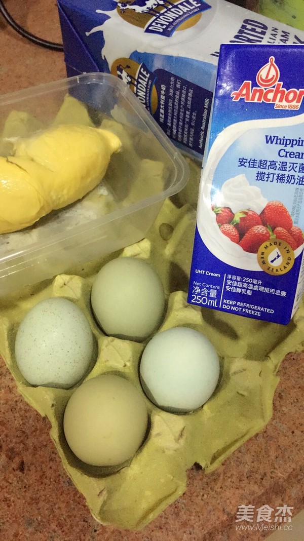 榴莲蛋糕卷的做法