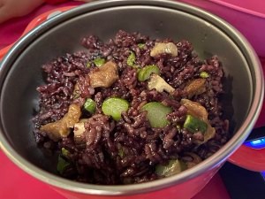 芦笋香菇牛肉焗饭