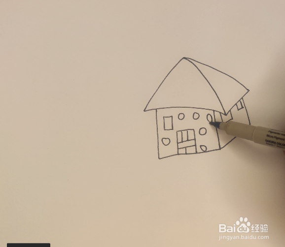 简笔画怎么画房子