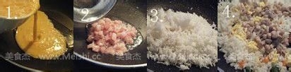 XO酱鸡粒炒饭的做法