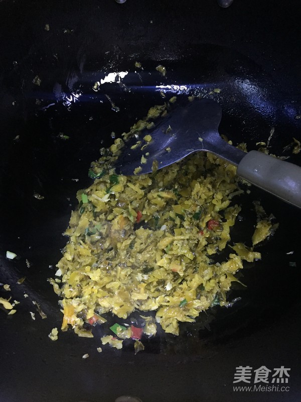 雪里蕻炒南极磷虾
