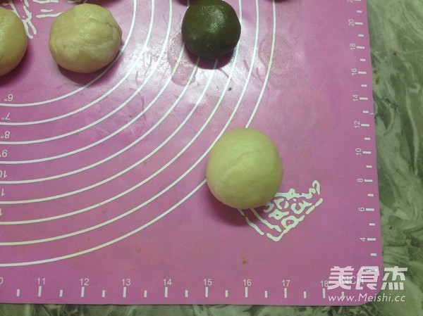 紫薯蛋黄抹茶酥