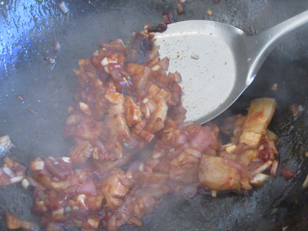 韩式酸菜炒年糕