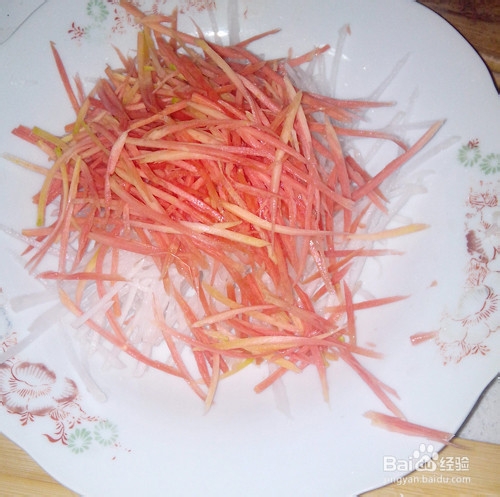 凉拌三丝做法，爽口又下饭的开胃凉菜。