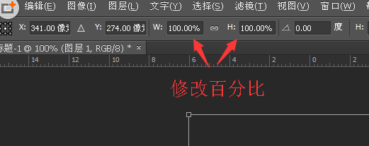 Photoshop如何调整图层大小