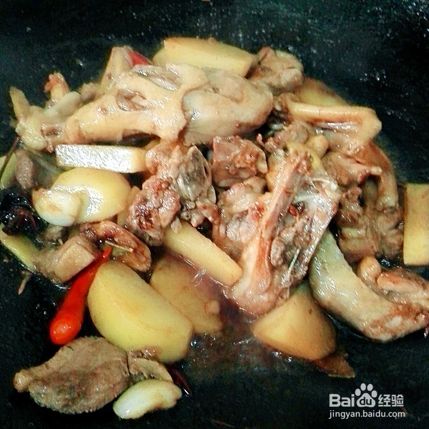 鸭子焖土豆的家常做法