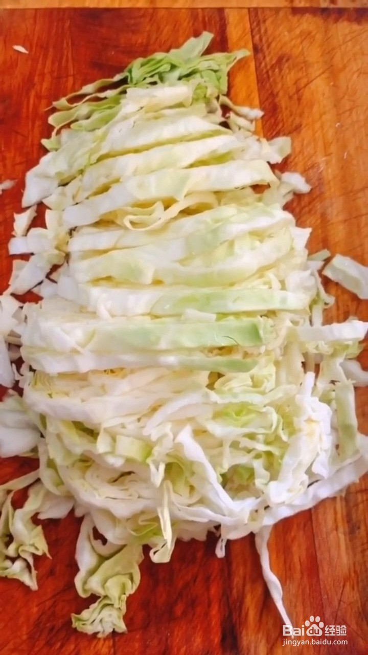 如何制作包菜鸡蛋炒粉丝