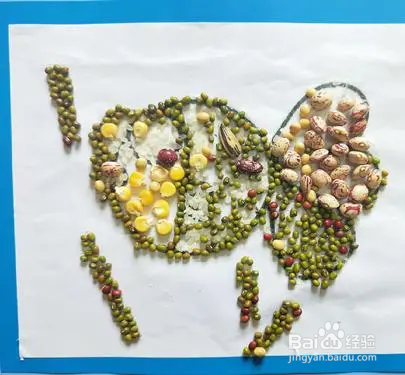 种子怎么制作粘贴画图片