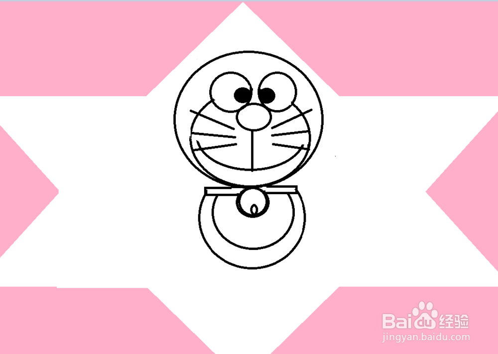 用画图软件画机器猫