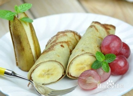 美味早餐:香蕉鸡蛋饼做法