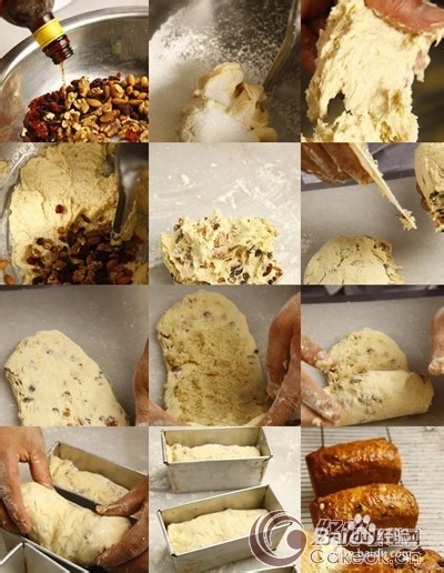 家庭烤箱做面包过程图片