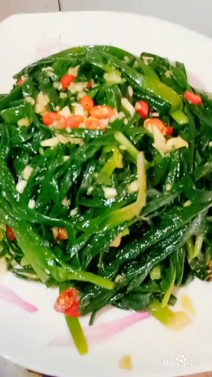 如何自制美味好吃的凉拌韭菜