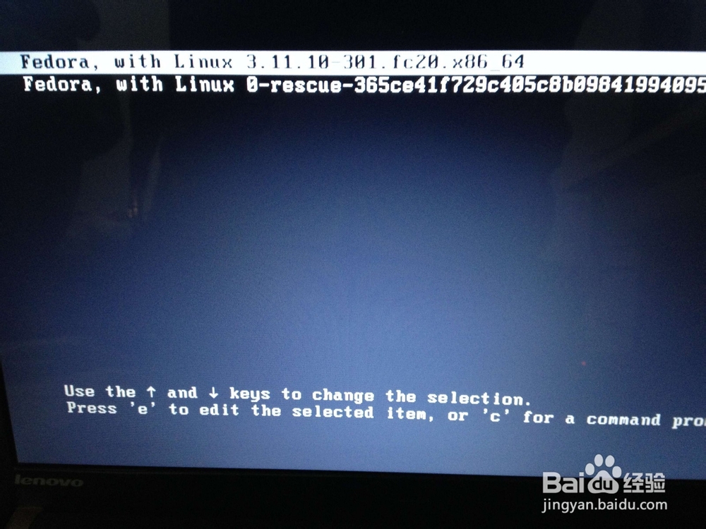 笔记本光盘形式安装fedora