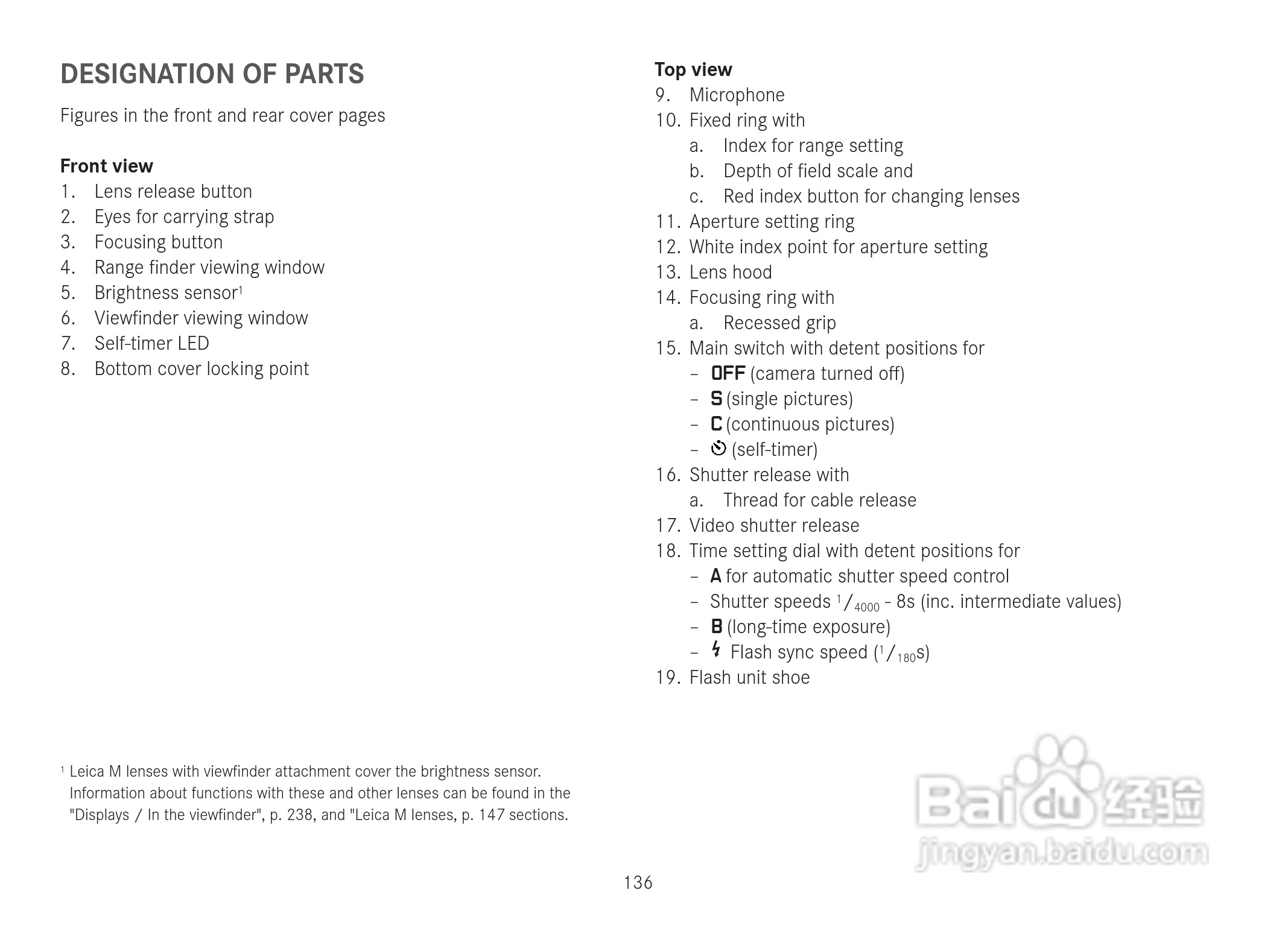 LEICA M数码相机说明书:[14]