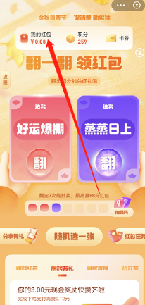 支付宝金秋消费节优惠券怎么用