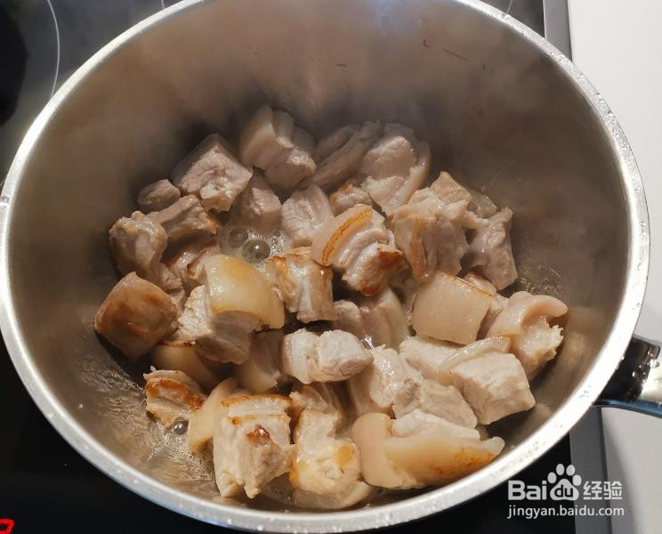 2人红烧肉的做法