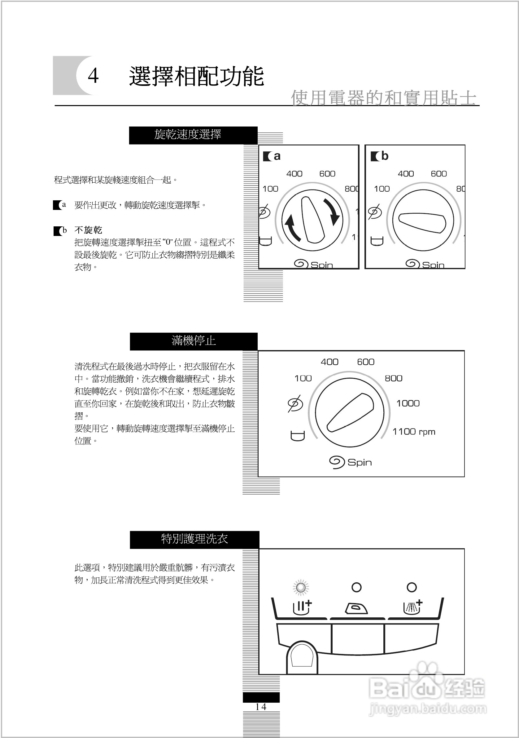 法国白朗WFD711A型前置式洗衣机干衣机说明书:[5]