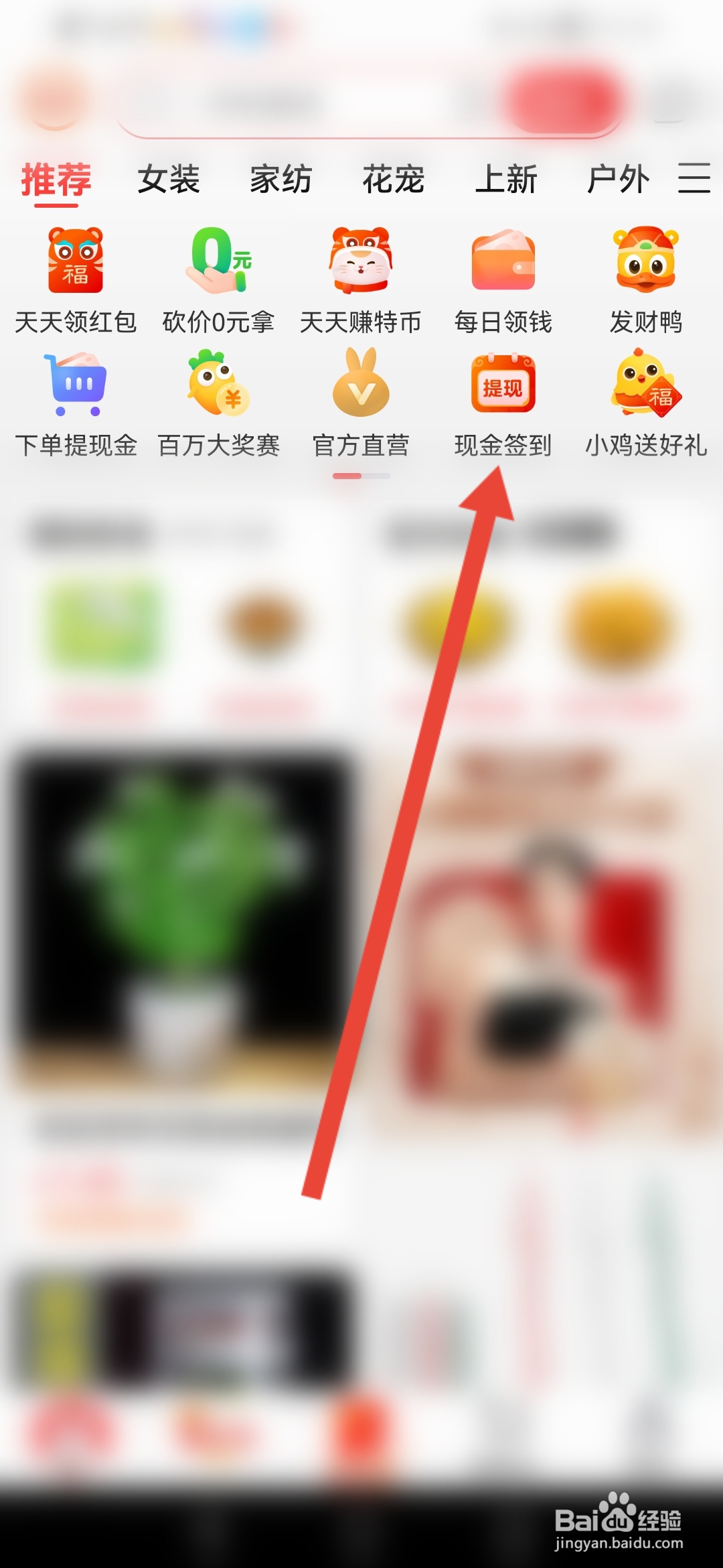 淘特怎么查看现金签到活动规则