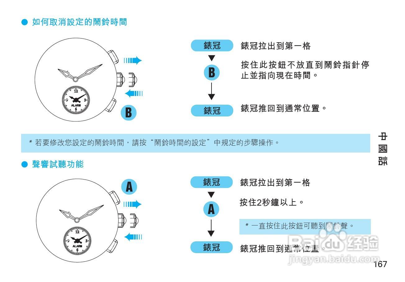 精工5T82型石英机芯手表说明书:[3]