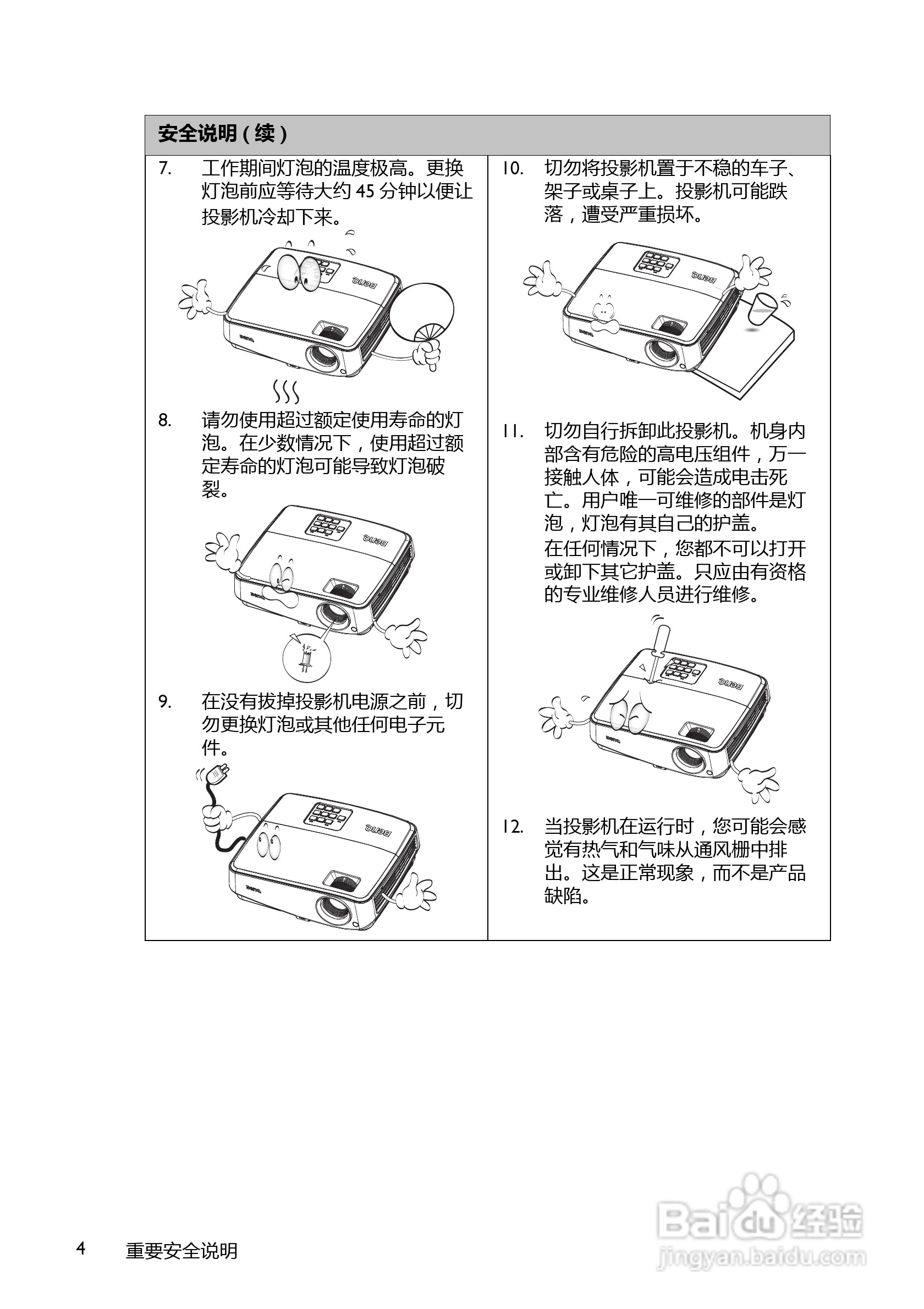明基MX518F投影机使用说明书:[1]