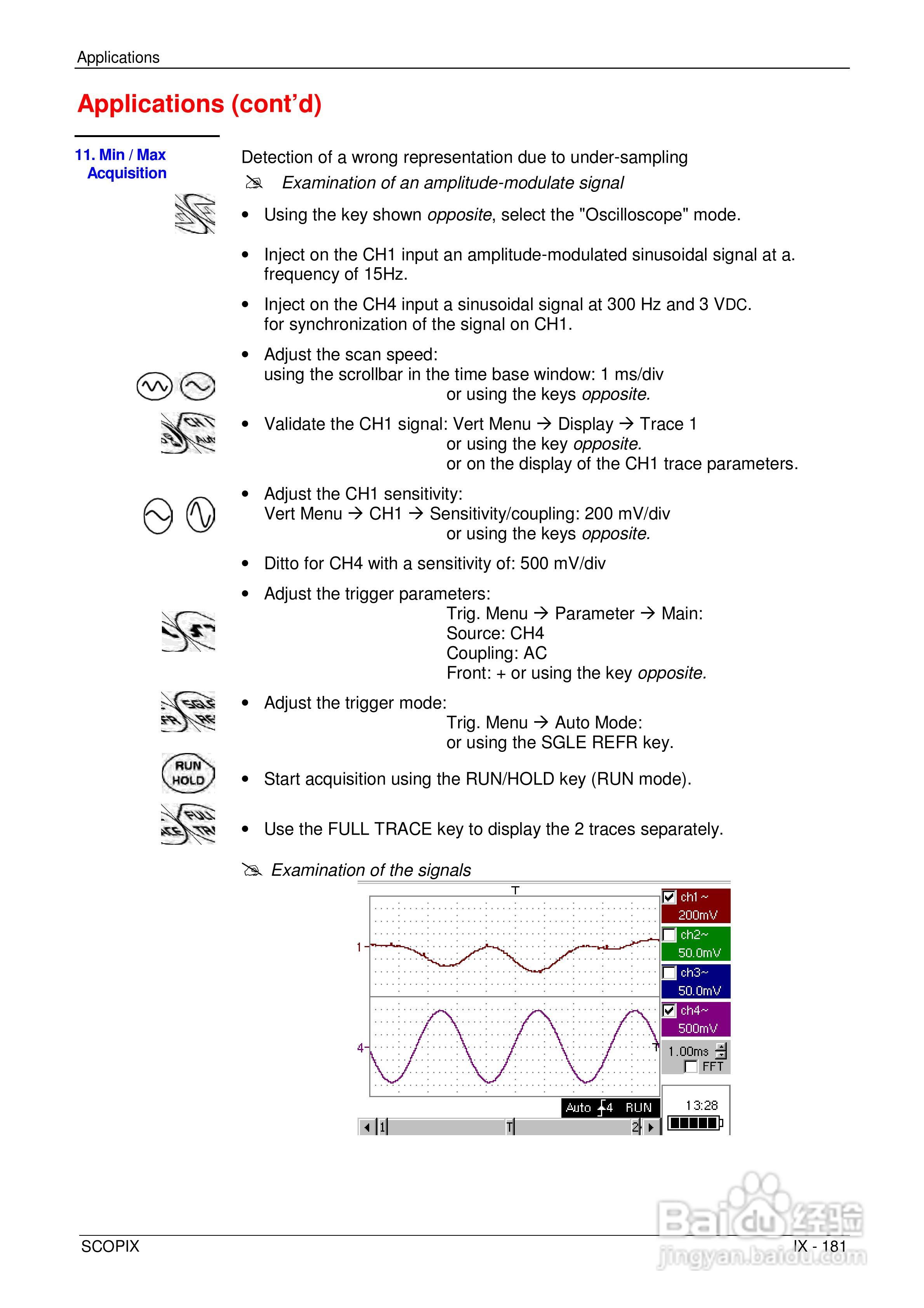 OX7204便携式数字存储示波器用户手册:[19]