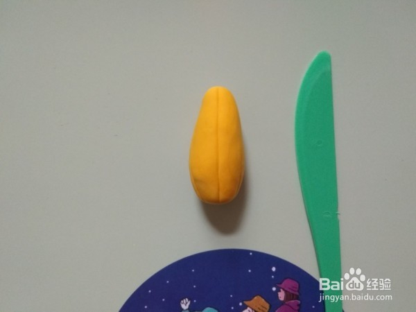 南瓜，茄子，玉米轻粘土制作