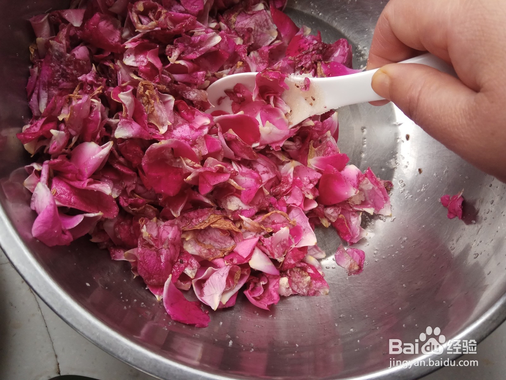 腌制玫瑰糖的方法