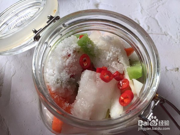 糖醋萝卜条的制作方法