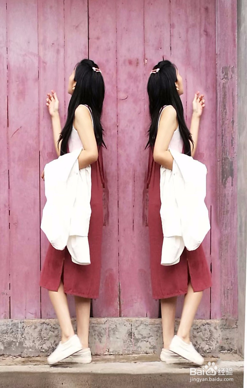 ps快速把单人照片变成双胞胎照片