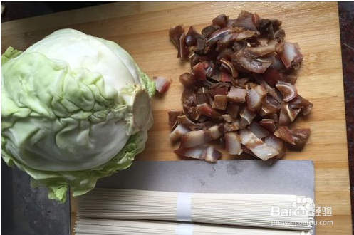 肉丝面的做法
