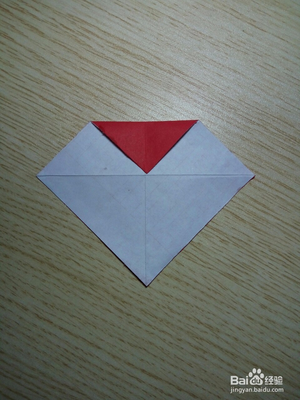 用纸折可爱的圣诞老人