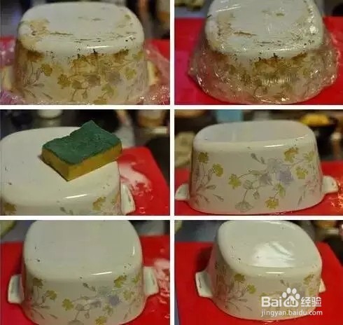 锅表面的顽垢竟然能这么轻松去除！太有用了