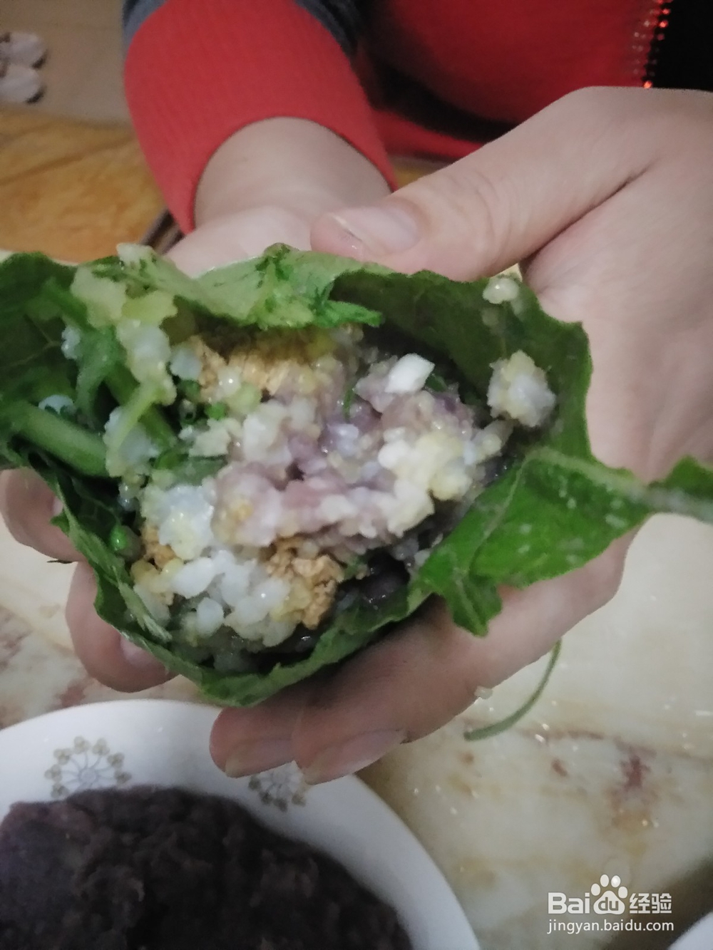 紫薯土豆泥大饭包