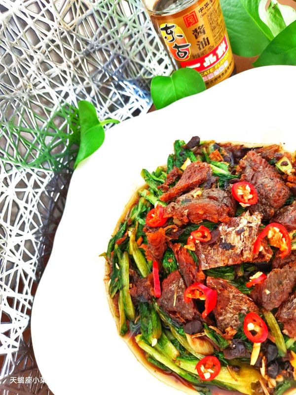 豆豉鲮鱼油麦菜